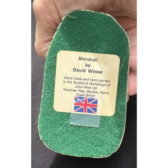 Shirehall Cottage 1985 Vintage Collectible Miniature By David Winter -D3 - Picture 7 of 8